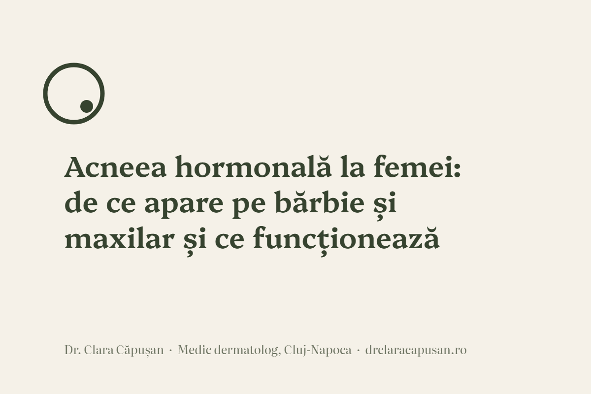 Acneea hormonală la femei: de ce apare pe bărbie și maxilar și ce funcționează